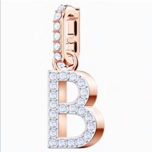 Swarovski letter B  charms